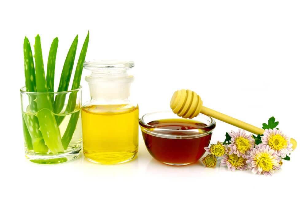 Make-upreiniger met aloë, honing en olijfolie
