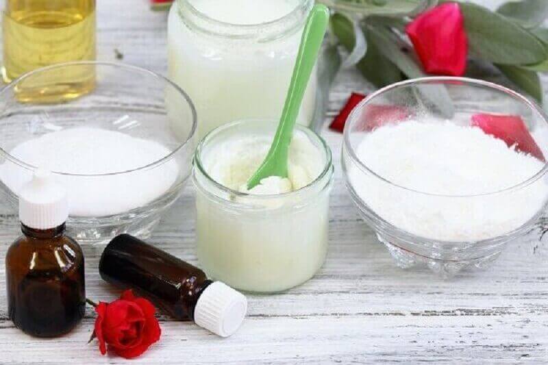 Baking soda en kokosolie