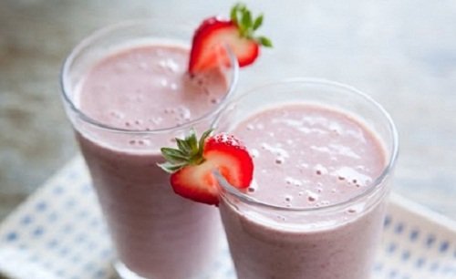 Aardbei smoothie
