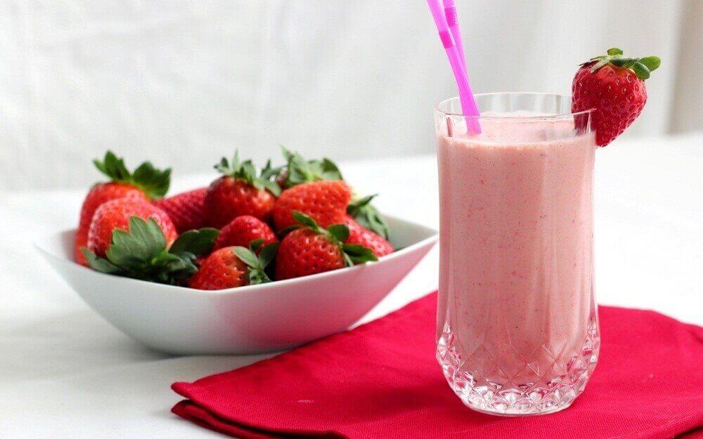Lustopwekkende drankjes met aardbeien