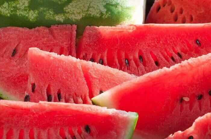 Indrukwekkende fruitsmoothies met watermeloen