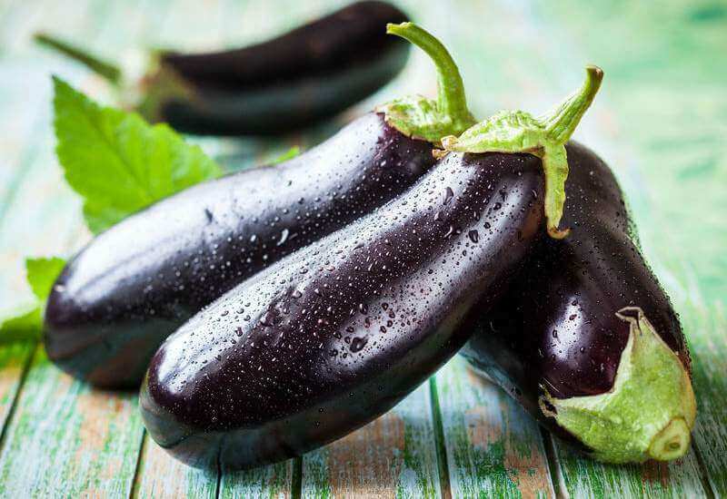 Gewichtsverlies bevorderen met aubergine