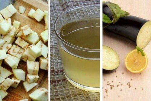 Gewichtsverlies bevorderen met auberginewater