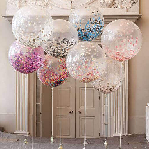Versieren met ballonnen: doorzichtige ballonnen