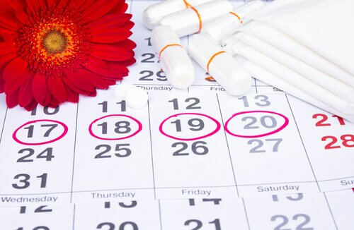 Menstruatie kalender