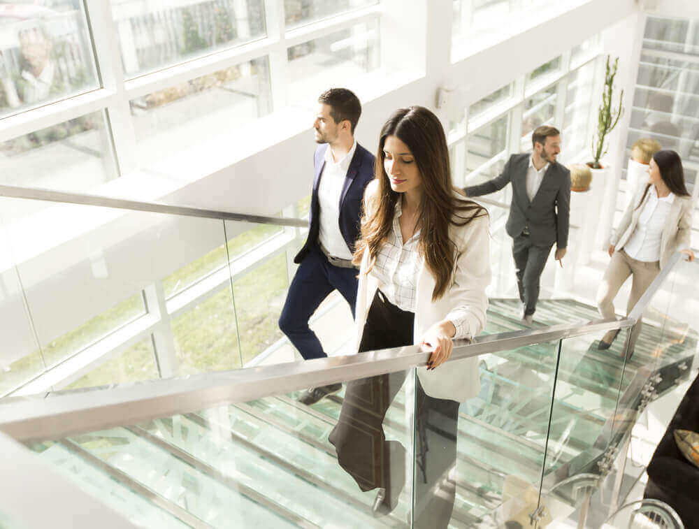 De trap nemen is één van de beste bewegingsvormen