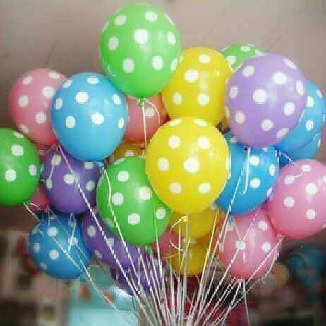 Versieren met ballonnen: polkastippen