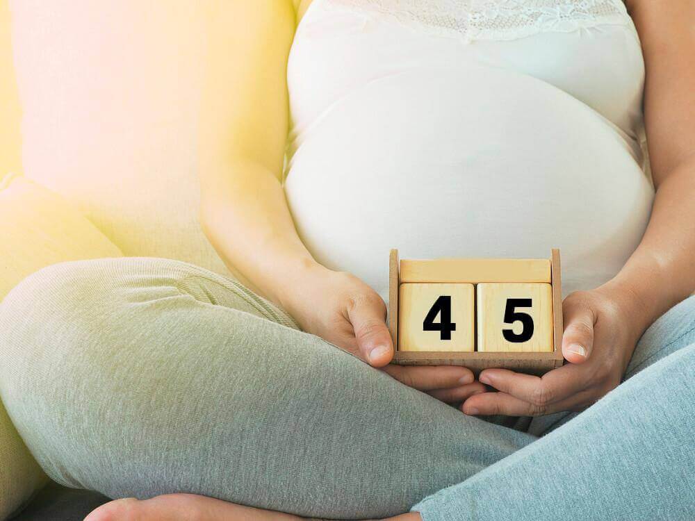 Kun je op een natuurlijke manier zwanger worden op je vijfenveertigste?