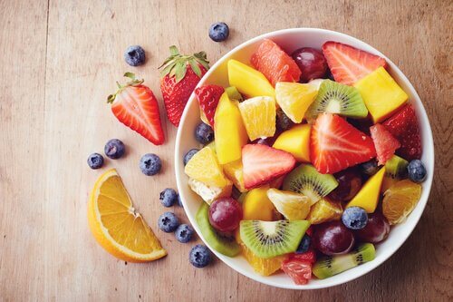 Schaal met fruit