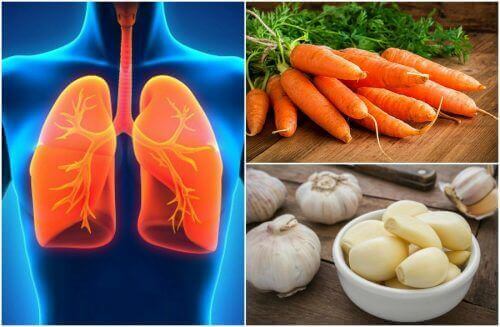 7 voedingsmiddelen die de gezondheid van de longen verbeteren
