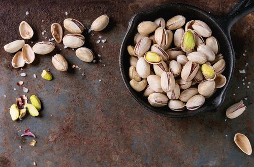 Pistachenoten om in vorm te blijven