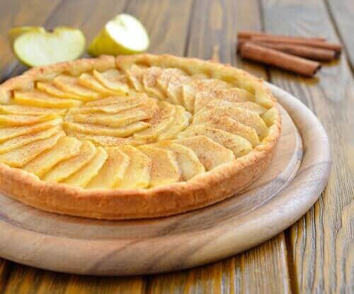 Zelfgemaakte appeltaart is lekker en gezond
