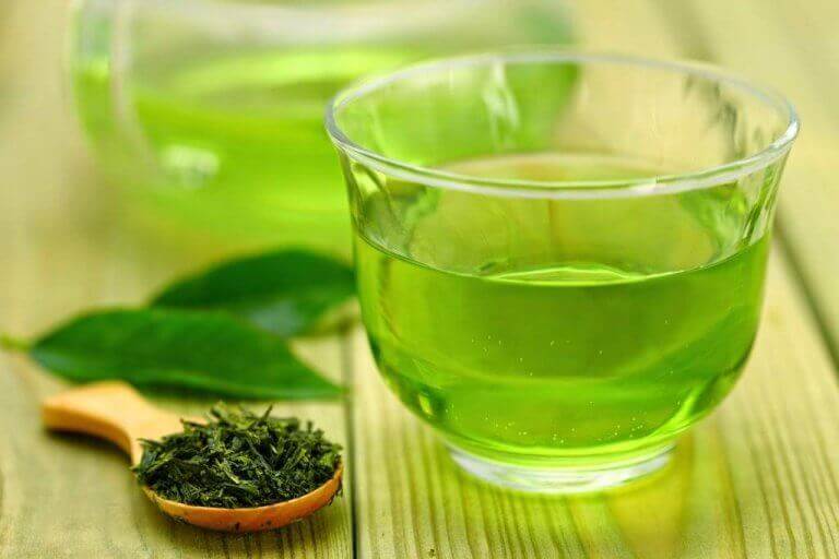 Gewicht verliezen met groene thee