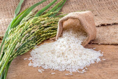 Rijst om groene rijst te maken