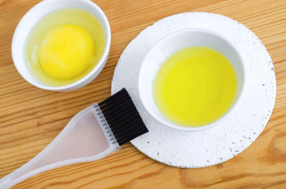 Een masker van ei doet wonderen voor je haar