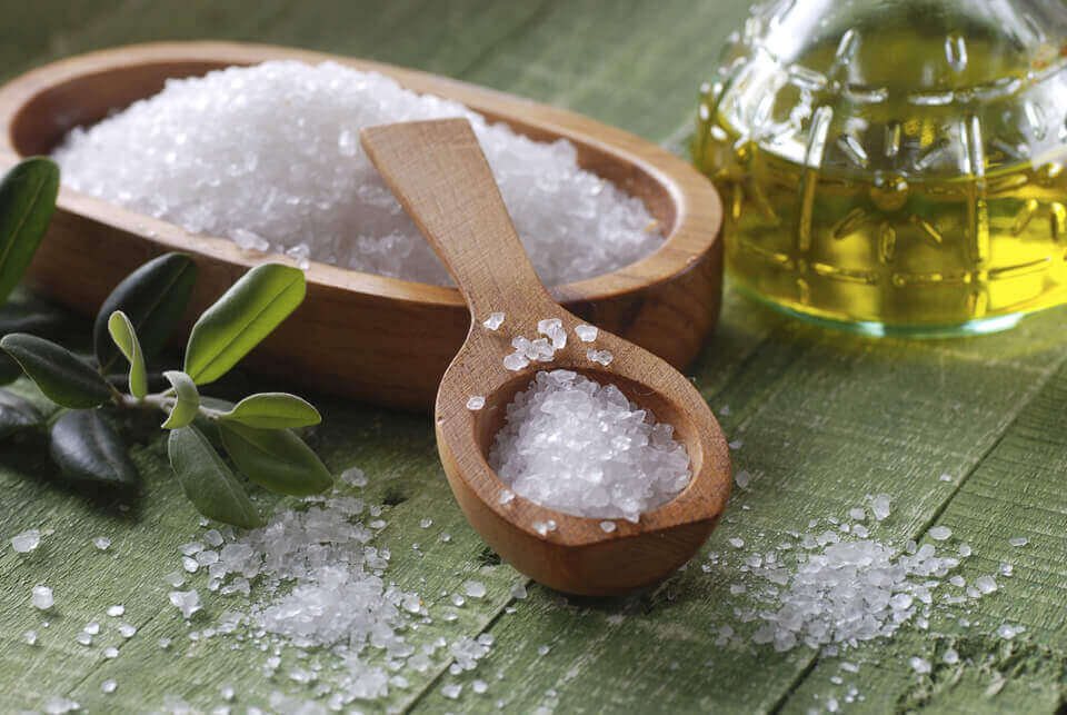 Zeezout en olijfolie zijn uitstekende beauty-ingrediënten