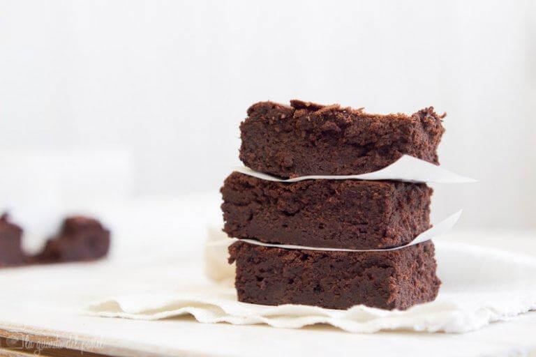 Avocado brownies als suikervrije desserts 