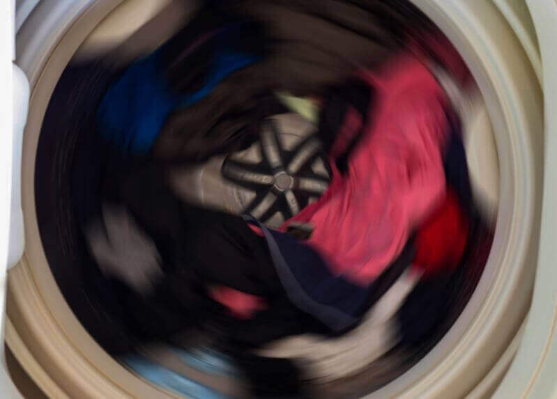 Kleding in de droger