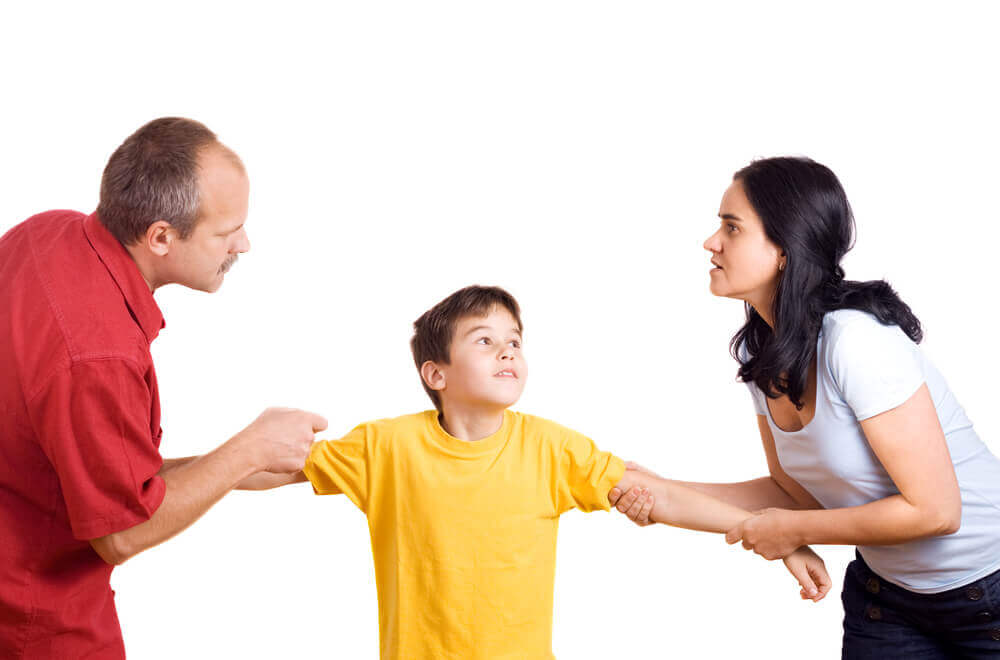 Afwezige ouders door een echtscheiding