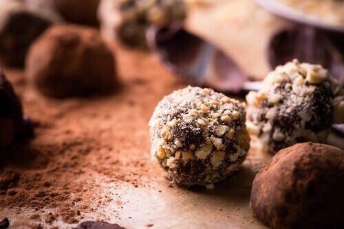 Caloriearme chocoladetruffels