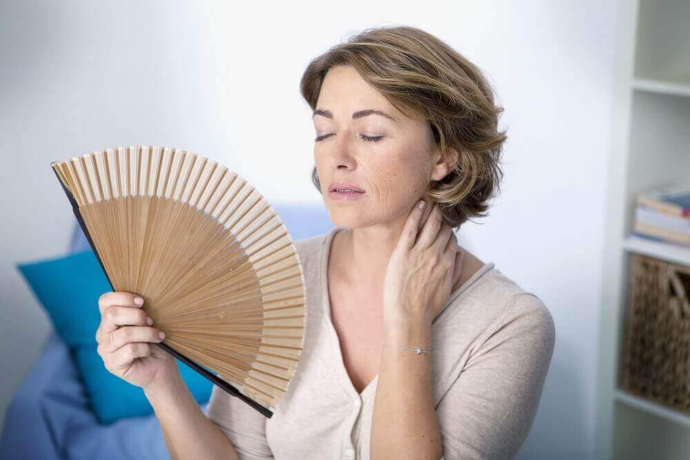 De symptomen van menopauze