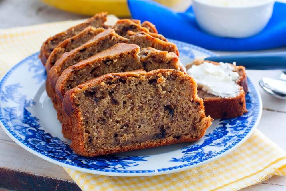 Zoet brood met chocolade