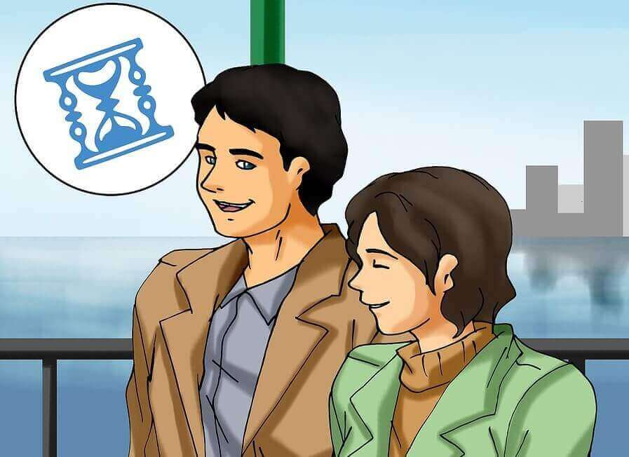 Tekening man en vrouw