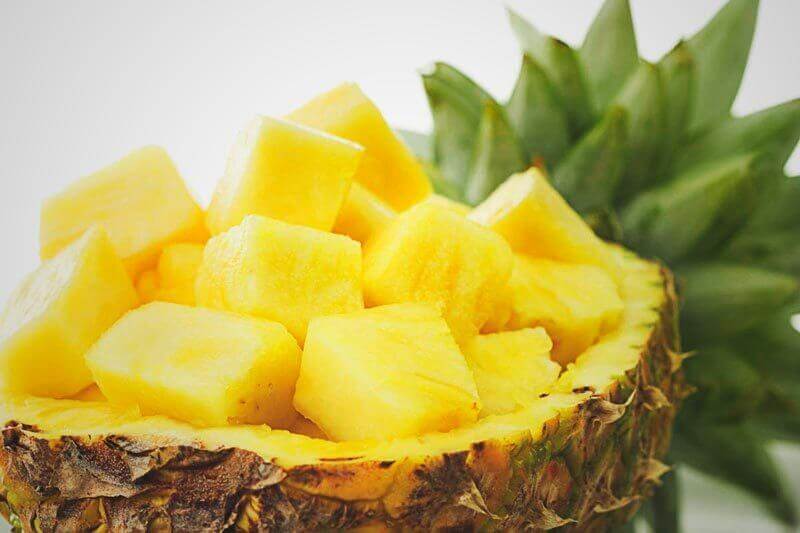 Ananas om een urineweginfectie te bestrijden