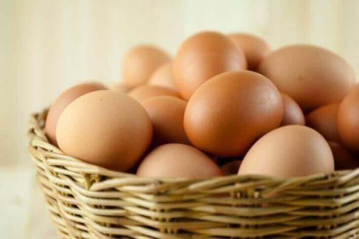 Een mandje eieren
