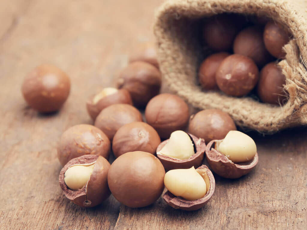 Macadamia noten om de vruchtbaarheid van een man te verhogen