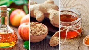 Effectief tonic van appelazijn, gember en honing