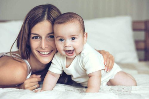 Moeder met haar baby