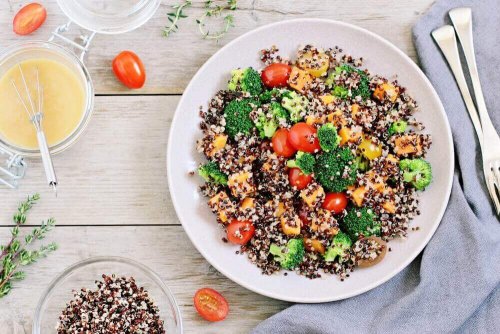 Salade met quinoa