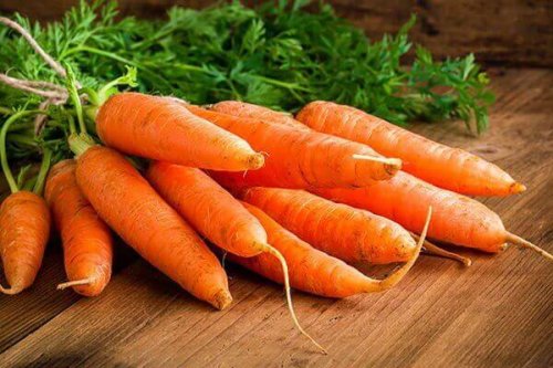 Leptinegehalte verhogen met wortels