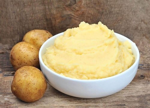 Aardappelpuree voor de huid
