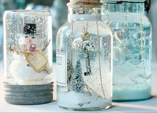 Knutselproject met glazen potjes