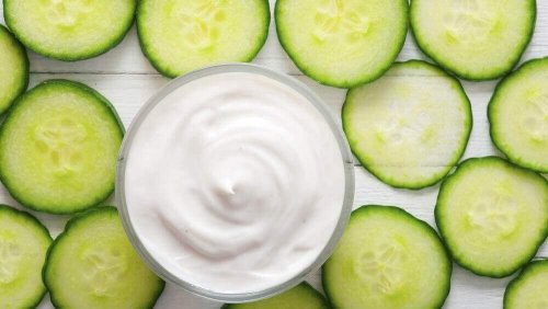 Komkommer en yoghurt