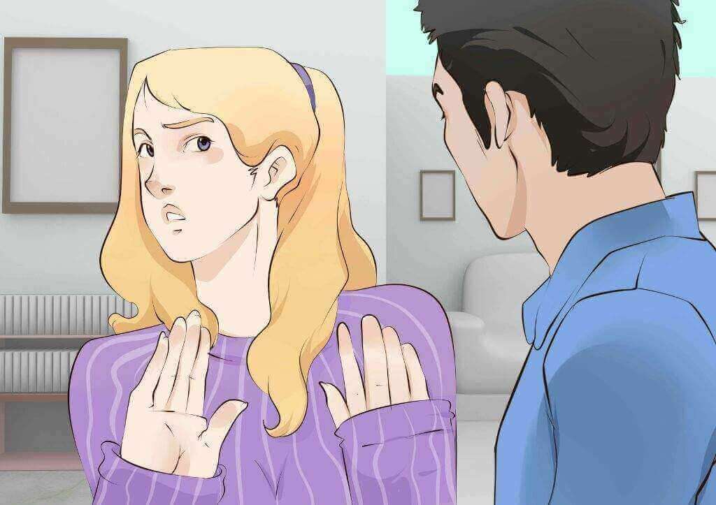 Vrouw met angst voor relatie