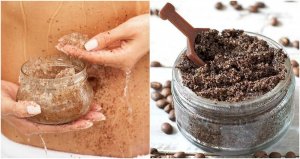 Striae verminderen met een scrub van kokosolie en koffie