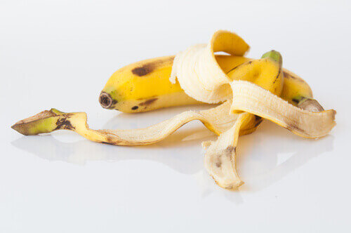 banaan en bananenschil