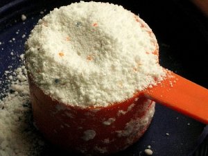 Een milieuvriendelijk wasmiddel met borax en zuiveringszout