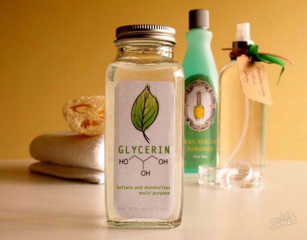 Glycerine helpt bij het verwijderen van oorsmeer