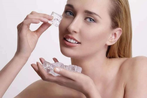 ijs om de porien te dichten