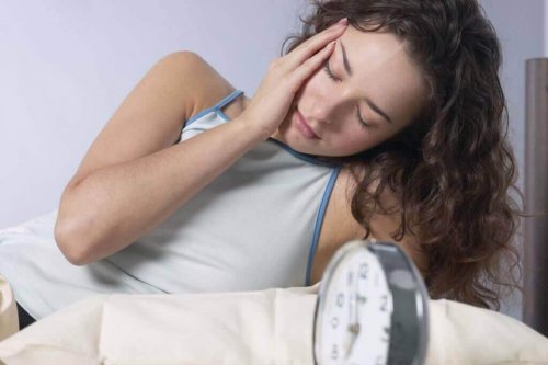 Vrouw met hoofdpijn
