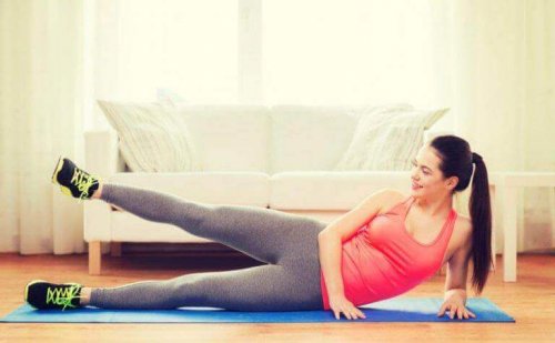 zijwaartse leg raise