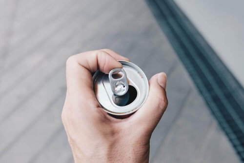 een open drankblikje voor originele toepassingen voor gerecyclede blikjes