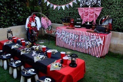 Een verjaardagsfeest met een thema