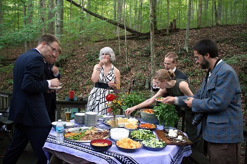 Versieringen voor feestjes in open lucht