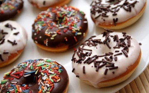 donuts met chocola
