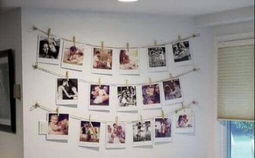 hangende macrofotos als decoratieve ideeen voor je familiefotos
